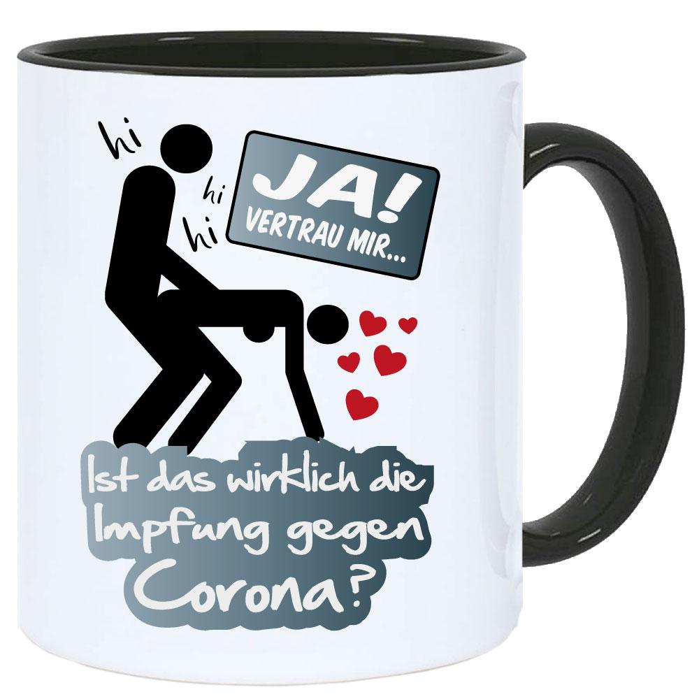 Tasse 5 Farben Corona * Impfstoff Sex