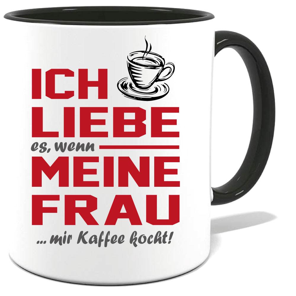 Meine Frau kocht Kaffee