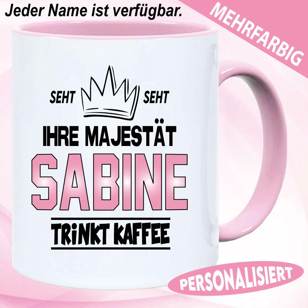 Tasse Königin mit Name