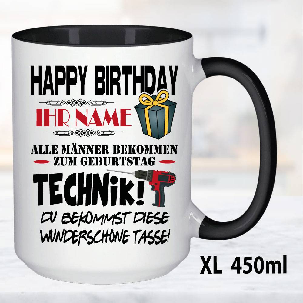 XL Schwarz 450ml