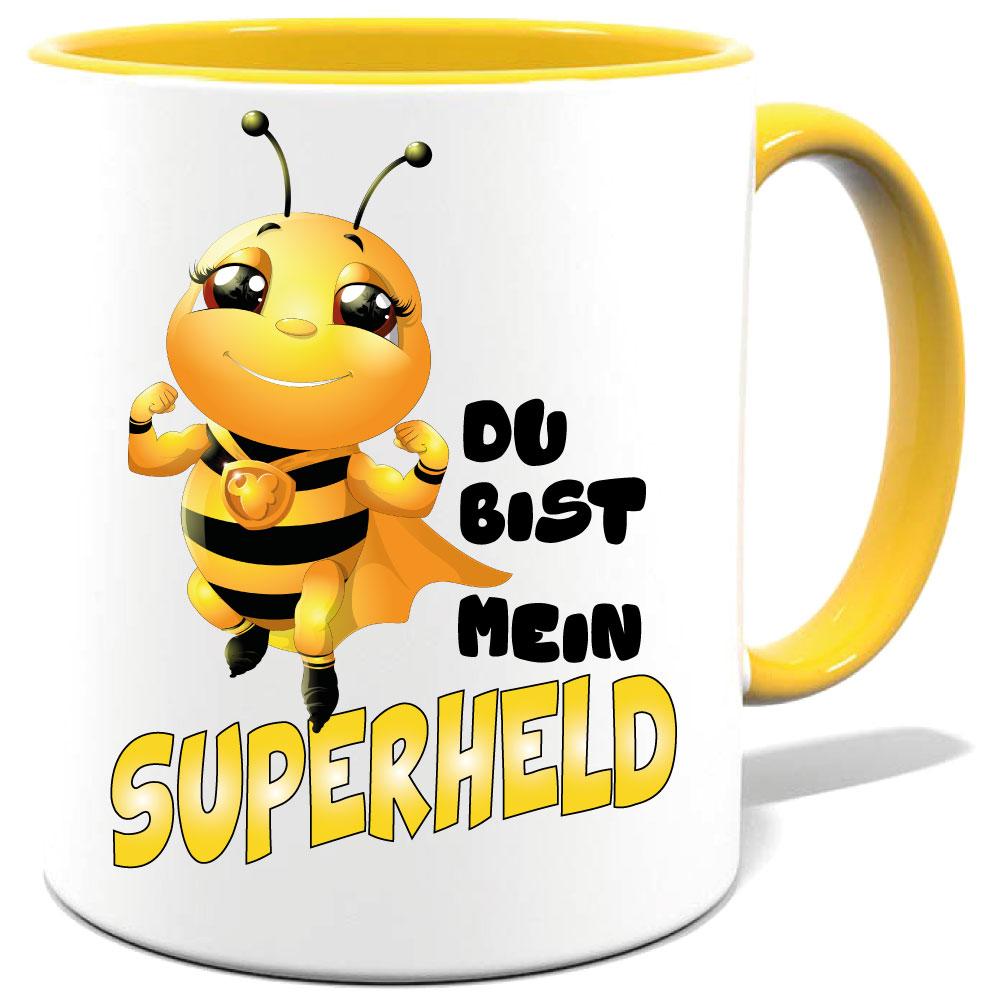 Tasse bedruckt mit Du bist mein Superheld