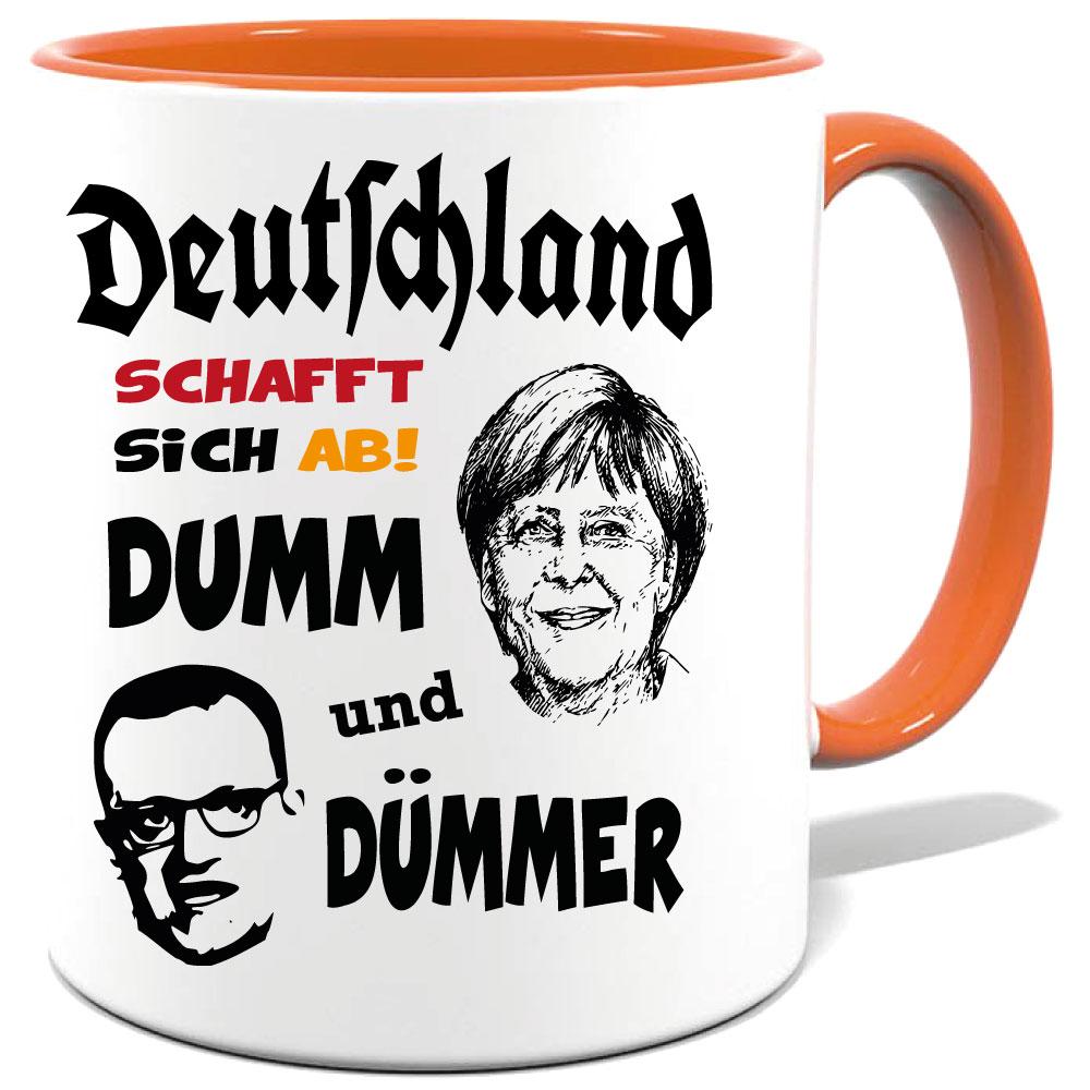 Tasse Corona Dumm und Dümmer