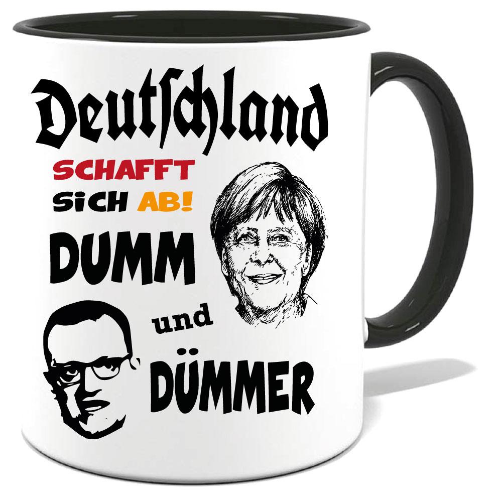 Tasse Corona Dumm und Dümmer