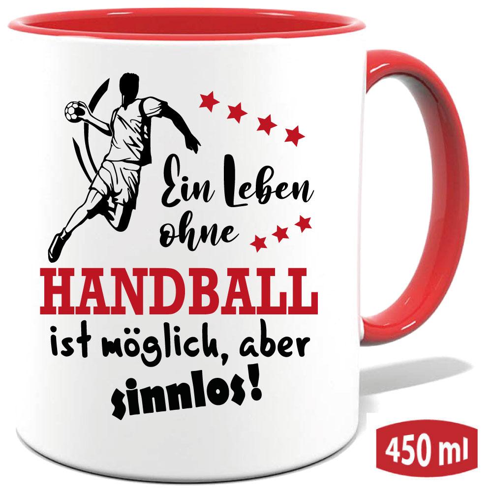 Tasse Sports 450ml Leben Handball