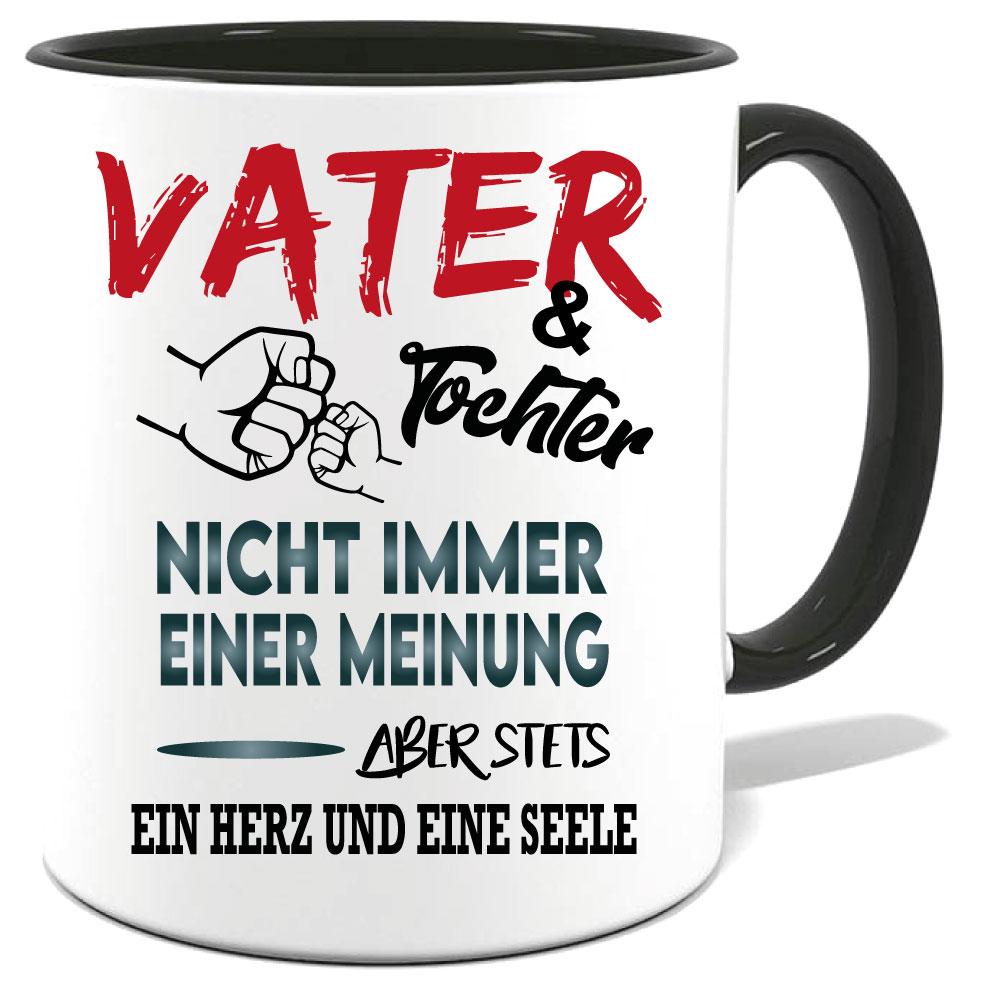 Tasse Vater mit Tochter