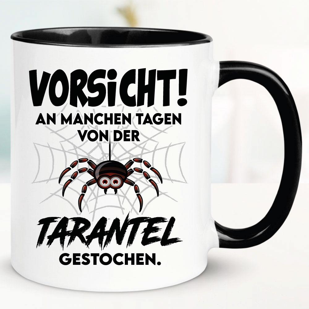 Tasse Von der Tarantel gestochen