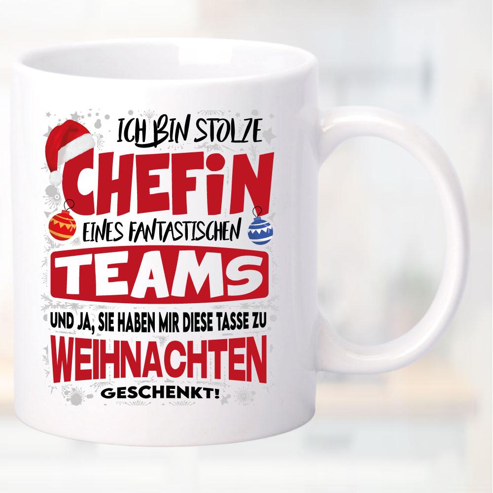 Weihnachten Stolze Chefin