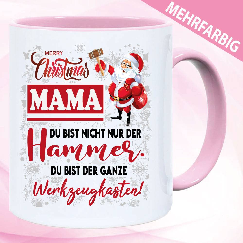 Tasse-Weihnachten-Weihnachtstasse-Mama-ist-der-Hammer
