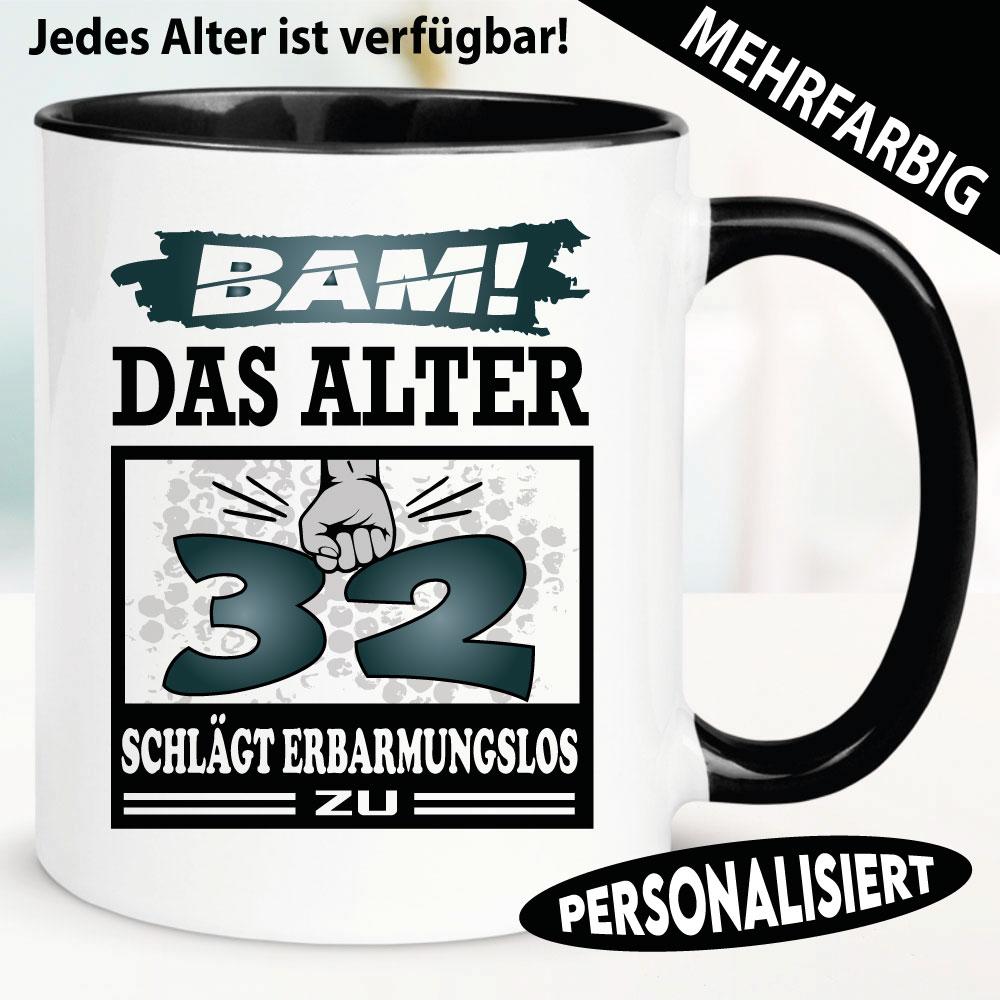 Tasse Geburtstag Das Alter schlägt zu