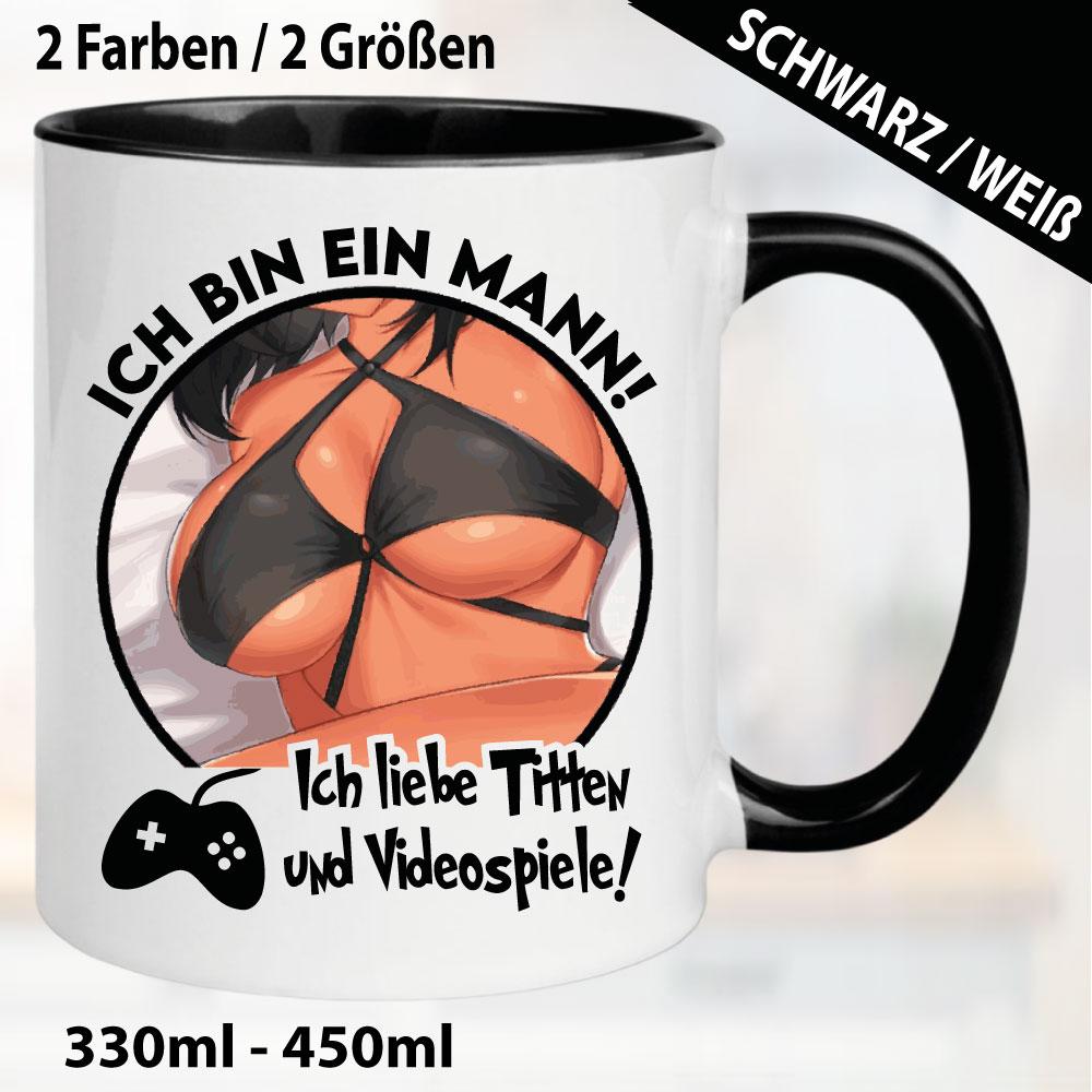 Tasse Titten und Videospiele