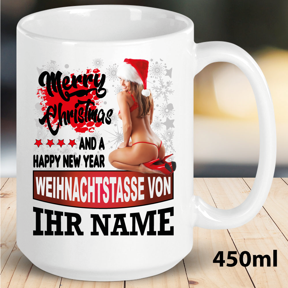 Weihnachtstasse für Männer