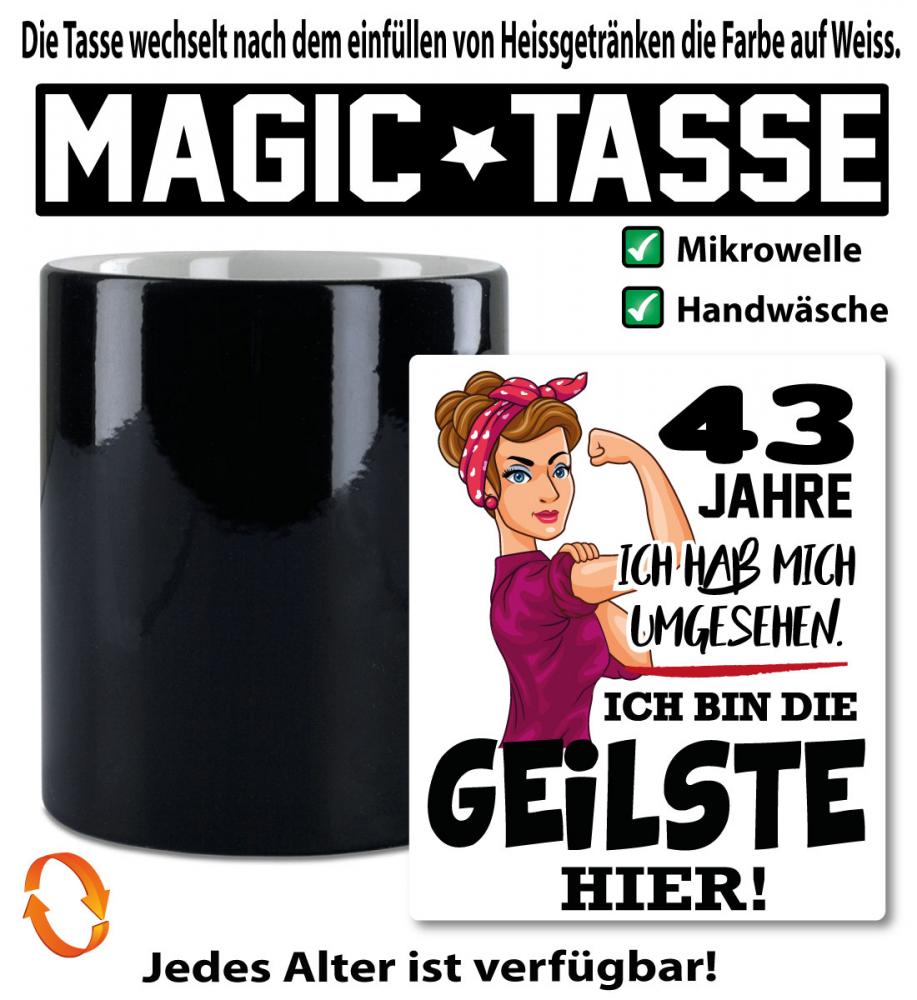 Zaubertasse Die Geilste zum Geburtstag