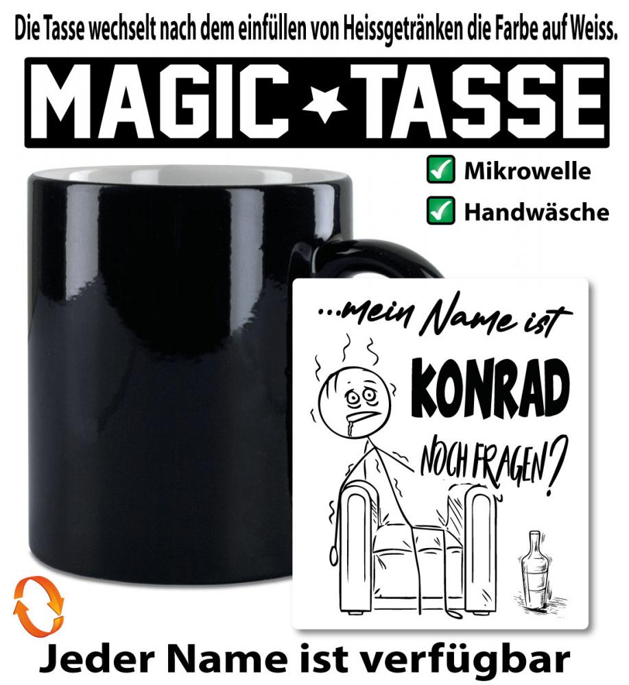 Zauber/ Magic Tasse mit Name Personalisiert Couch Type