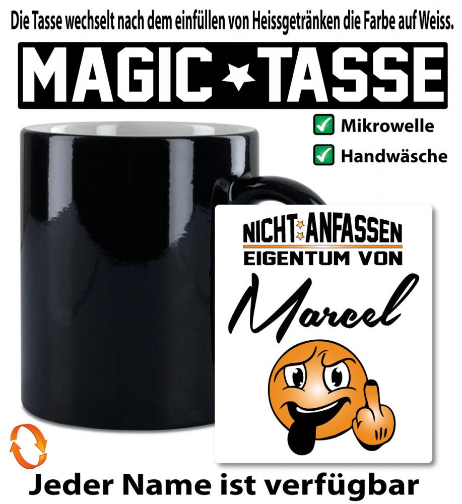 Zauber/ Magic Tasse mit Name Personalisiert Nicht Anfassen