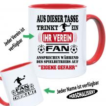 Lustige Sprüche Tassen rund um das Thema Fußball.